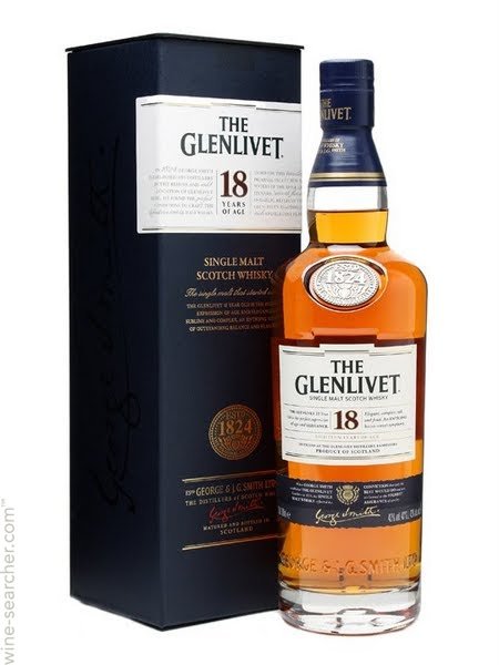 The Glenlivet 18 Years Old Single Malt Scotch Whisky 750 ml